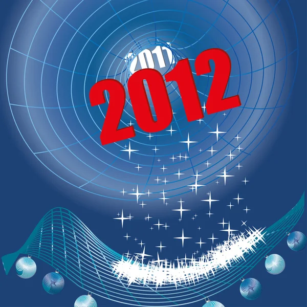 2012 ano novo — Vetor de Stock