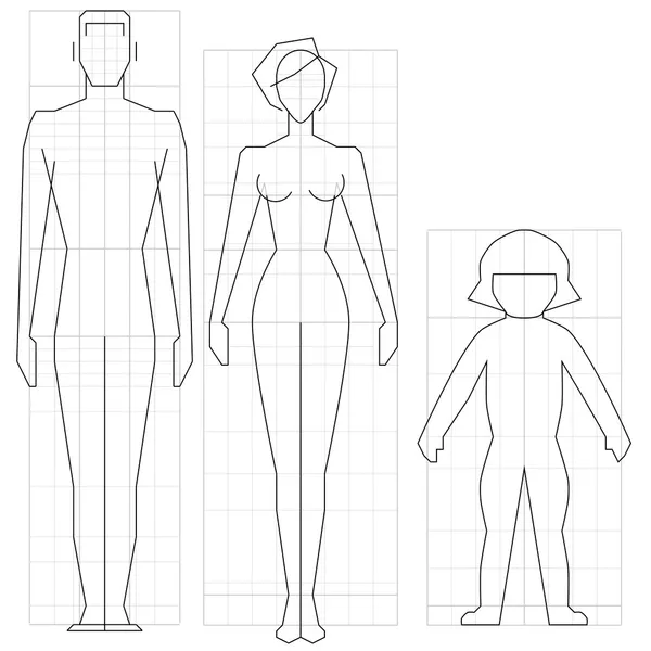 Тело для манекена — стоковый вектор
