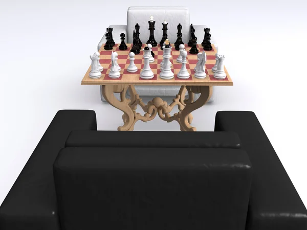Chess. 3D — Stock Photo, Image