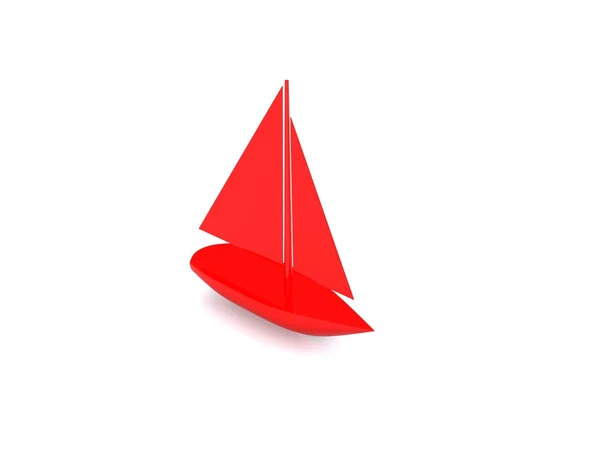Gemi. 3D — Stok fotoğraf
