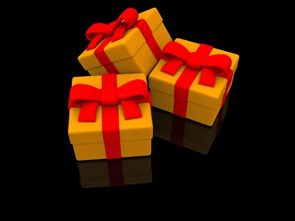 Gifts. 3d — Stock Photo, Image