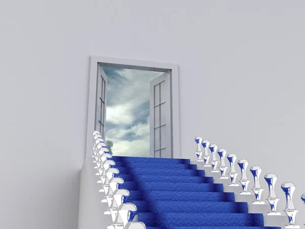 Escalier 3d — Photo