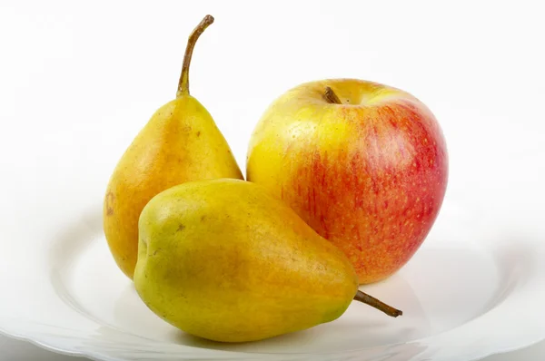 Poires et pommes — Photo