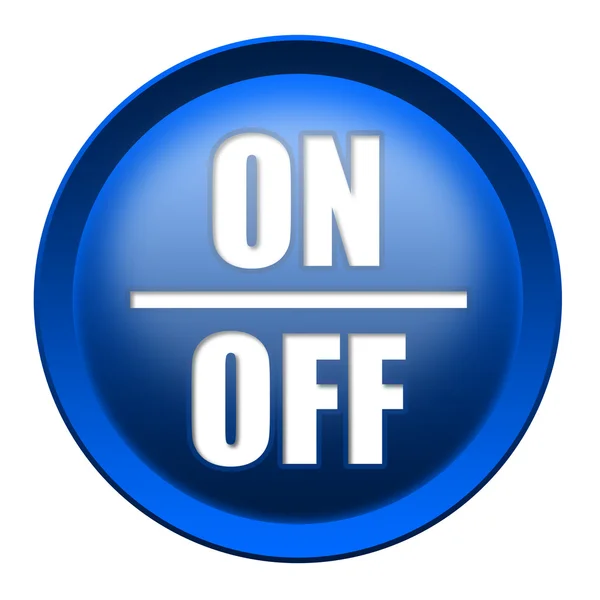 On / Off κουμπί — Φωτογραφία Αρχείου