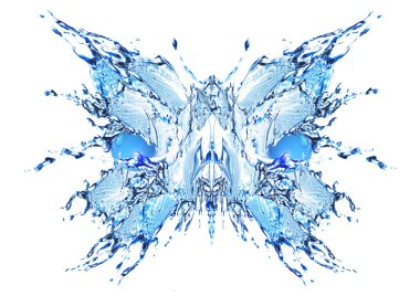 Water butterfly clipart