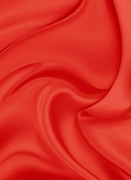 赤い絹材料 — ストック写真