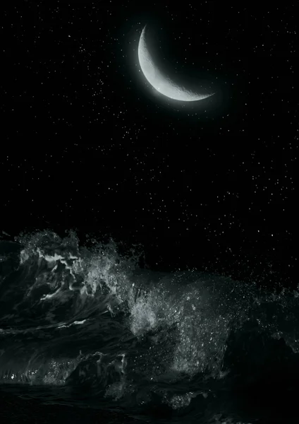 अर्धा चंद्र — स्टॉक फोटो, इमेज