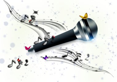 Music background clipart