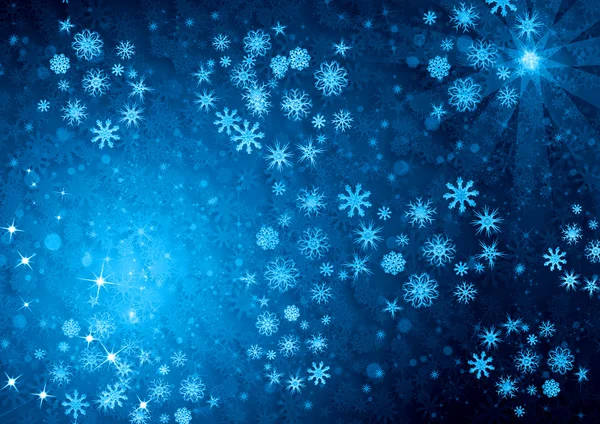 Christmas background snowflakes with lights — Stock Vector © Provectors ...