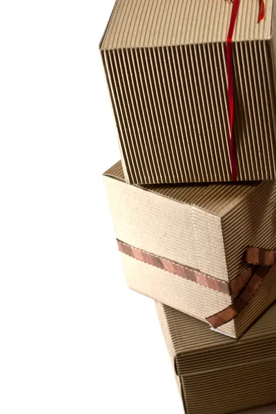 Stos pudełek tekturowych — Zdjęcie stockowe