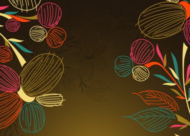 Floral background clipart