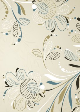 Floral background clipart