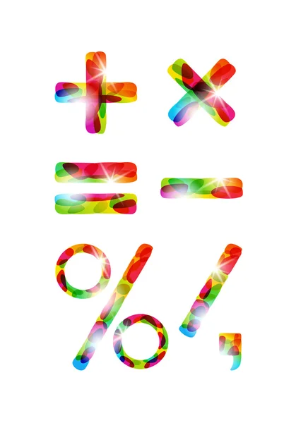 Signes arithmétiques — Image vectorielle
