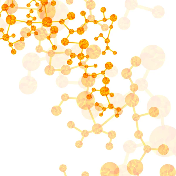 Molécule d'ADN, fond abstrait — Image vectorielle
