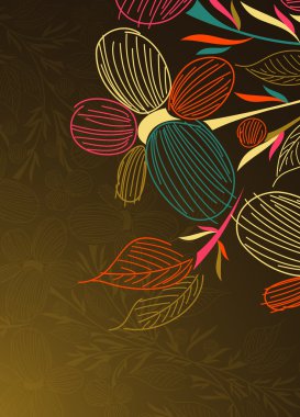 Floral background clipart