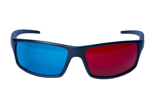 Gafas oculares para vídeo en 3D, cine y películas aisladas . —  Fotos de Stock