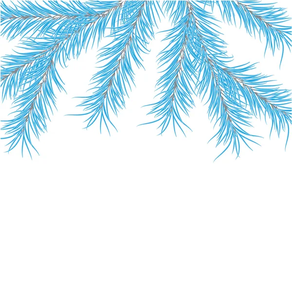New Year's pine tree illustration — 图库照片