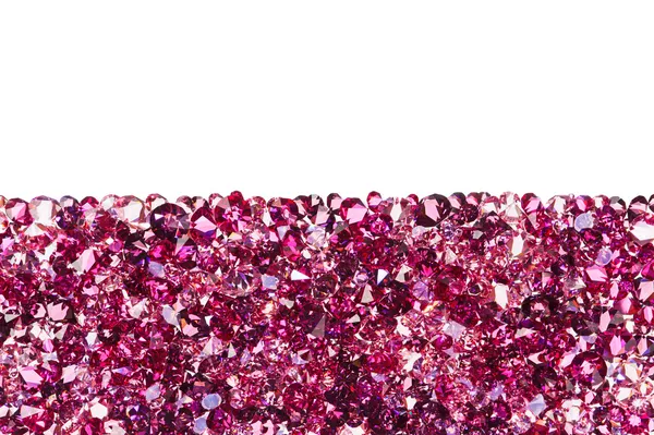 Ruby diamond klenot kameny luxusní pozadí s kopií prostoru na w — Stock fotografie