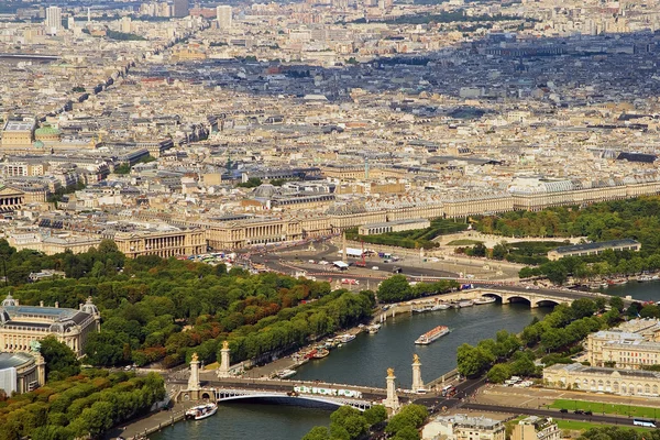 Kind to Paris from Tour d'Eiffel height — Stock Photo, Image