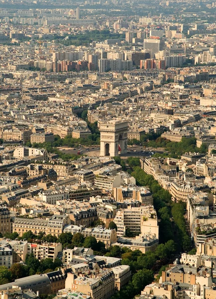 ツアー d'Eiffel 高さからパリに種類 — ストック写真