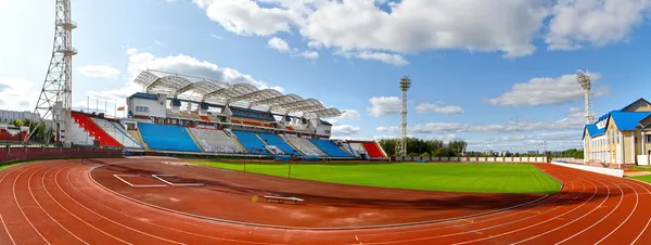 Voetbalstadion in vitebsk, Wit-Rusland — Stockfoto