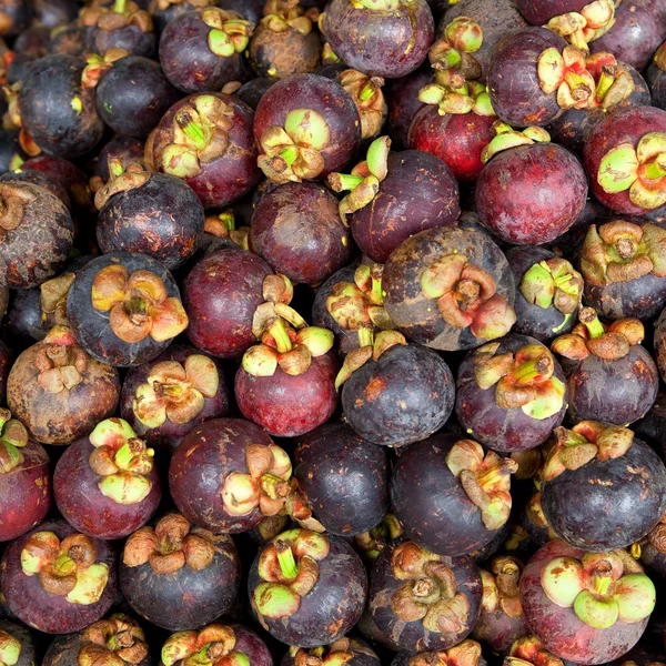 Background from mangosteens — Stock Photo, Image