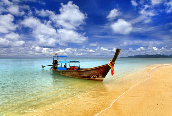 Traditionell thailändsk båt, thailand, phuket — Stockfoto