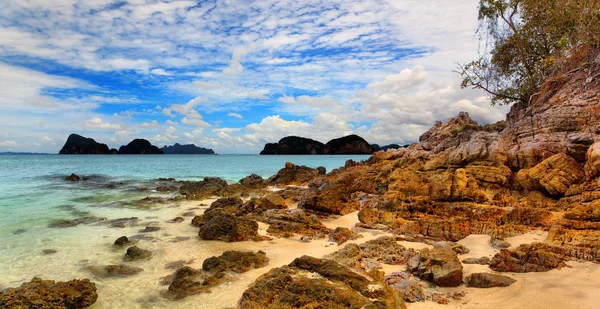 Hav landskab med skyer, Thailand - Stock-foto