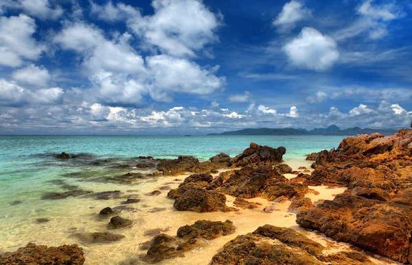 Paesaggio marino con nuvole, Thailandia — Foto Stock