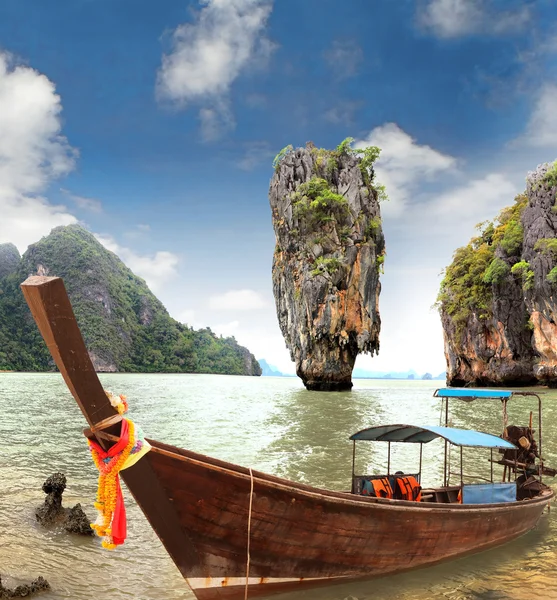 Isla James Bond, Phang Nga, Tailandia —  Fotos de Stock