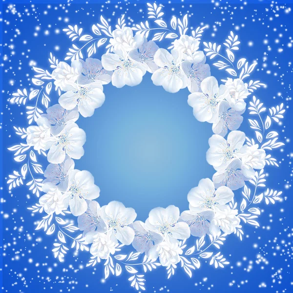 Bílé květy — Stock fotografie