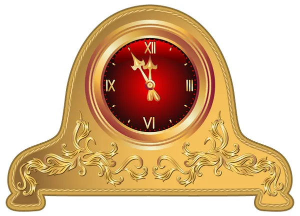 Horloge antique — Image vectorielle