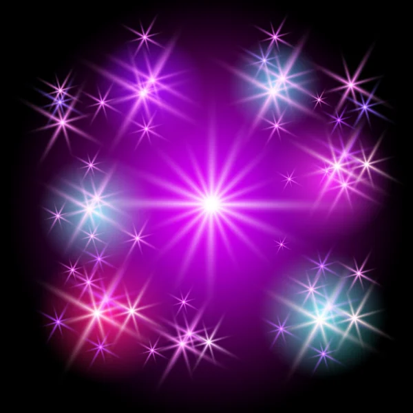 Étoiles brillantes — Image vectorielle