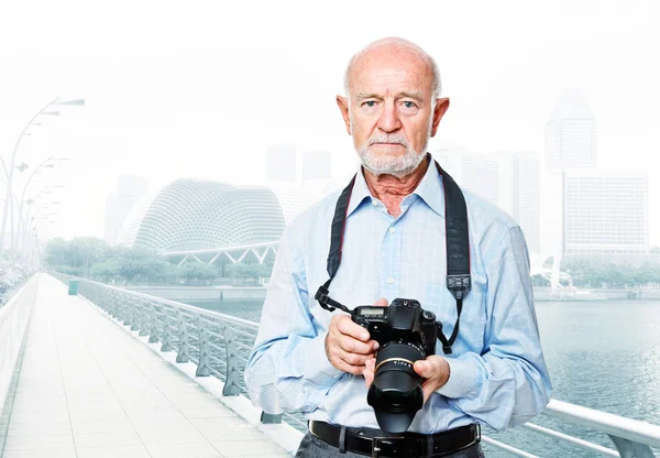 Wartawan senior — Stok Foto