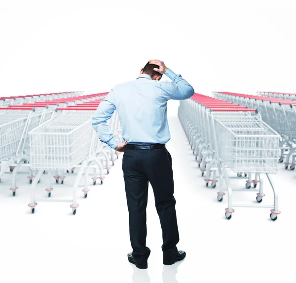 Problema de compras — Fotografia de Stock