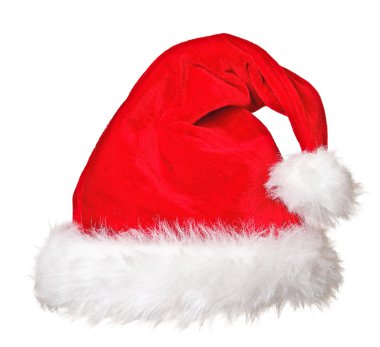 Cap of santa claus clipart