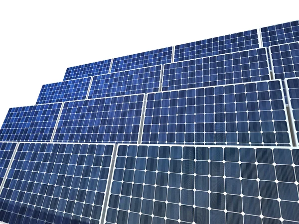 태양 전지 패널 절연 — 스톡 사진