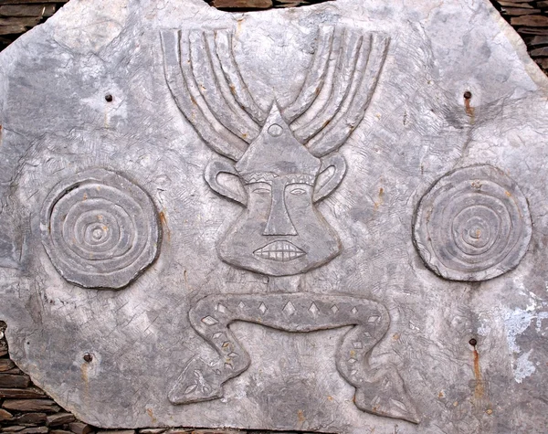 アボリジニの石の彫刻 — ストック写真