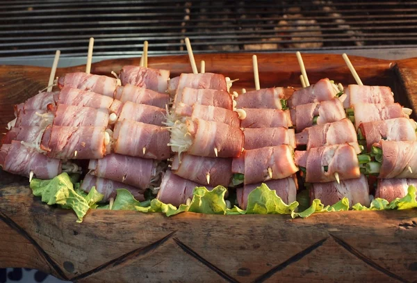 stock image Skewers with Bacon