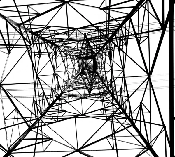 Grote elektriciteit powermast — Stockfoto