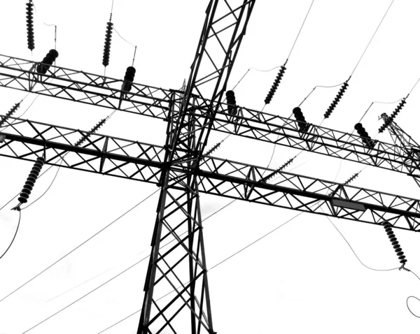 Hoge spanning Power Pylon — Stockfoto