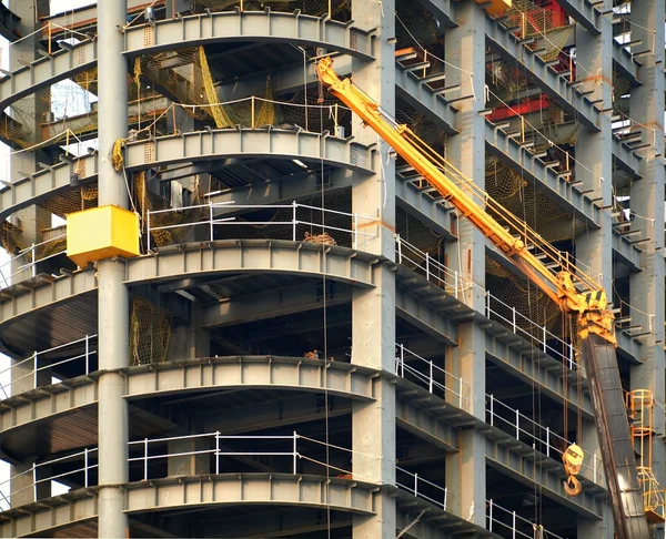 Výstavba moderní highrise — Stock fotografie