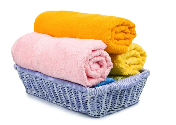 Flerfärgad handdukar — Stockfoto