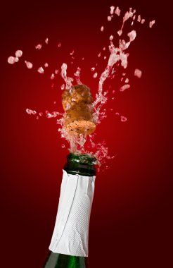 Champagne explosion