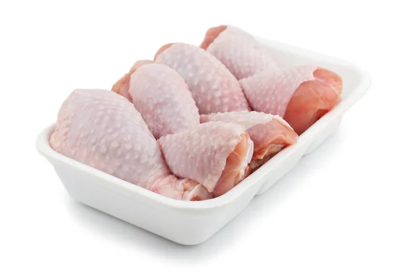 Čerstvé syrové kuře — Stock fotografie