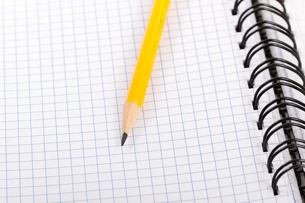 Ceruza és notebook. — Stock Fotó