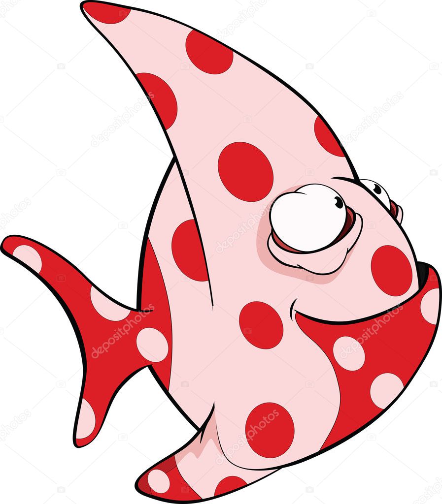 Deep water  small fish. Cartoon Stock Vector Image by ©liusaart  #7448549