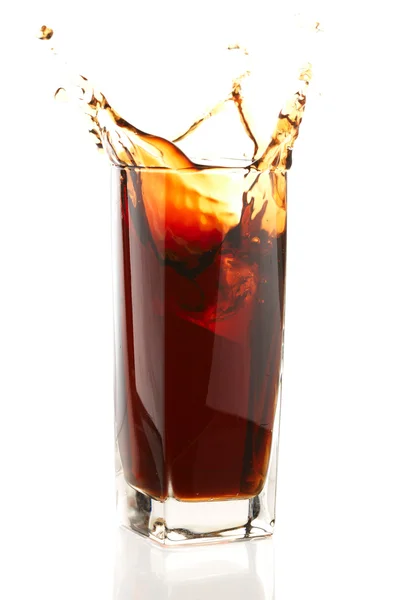 stock image Cola with ice