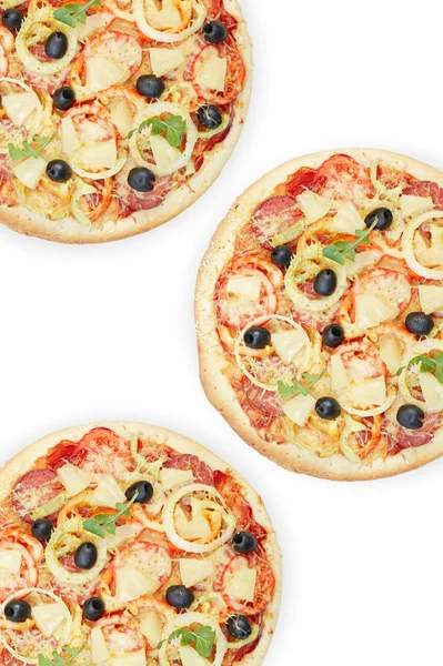 Three pizza — Stock Photo, Image