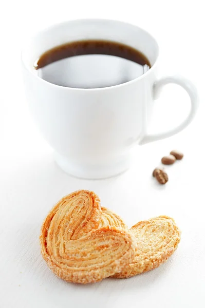 쿠키와 커피 로열티 프리 스톡 사진